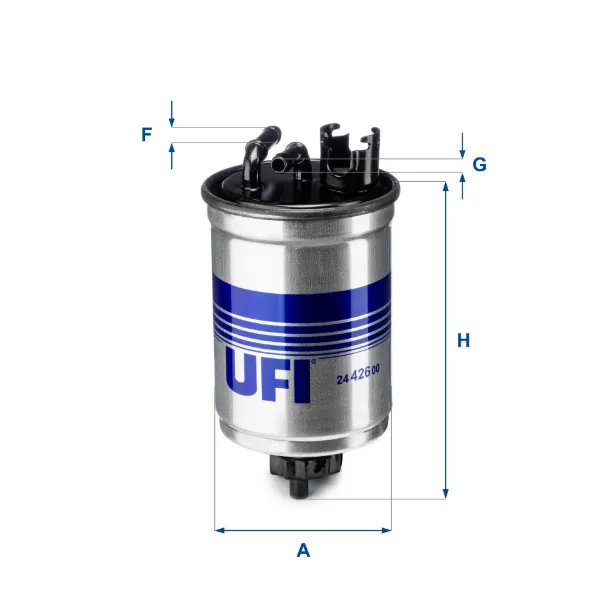 Filtro de combustível 2442600 UFI
