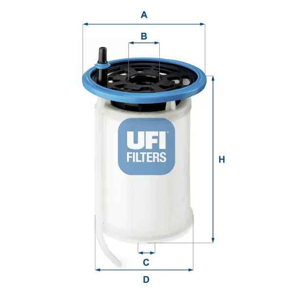 Filtro de combustível 2607900 UFI