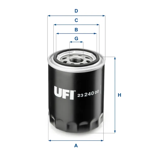 Filtro de óleo 2324000 UFI