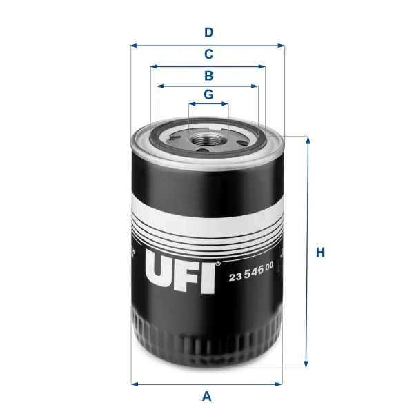 Filtro de óleo 2354600 UFI