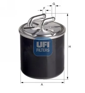 Filtro de combustível 2412600 UFI