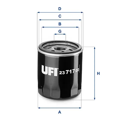 Filtro de óleo 2371700 UFI