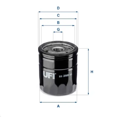 Filtro de óleo 2329800 UFI