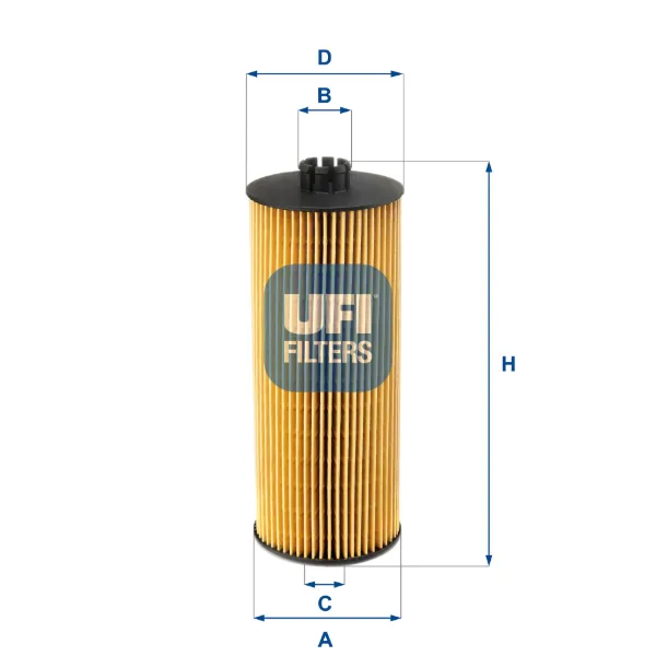 Filtro de óleo 2500500 UFI