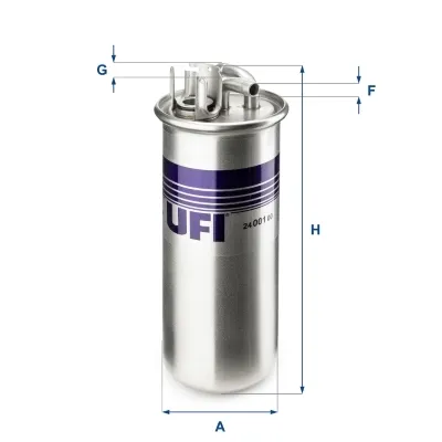 Filtro de combustível 2400100 UFI