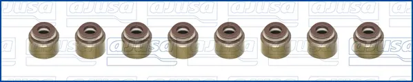 Vedação de válvula (coletor de óleo), admissão/escape, kit para um motor 57041000 Ajusa