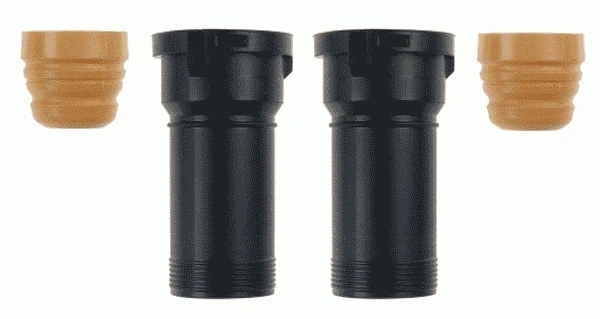 Pára-choque (grade de proteção) de amortecedor traseiro + bota de proteção 891150 Boge