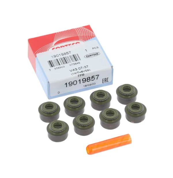 Vedação de válvula (coletor de óleo), admissão/escape, kit para um motor 19019857 Corteco
