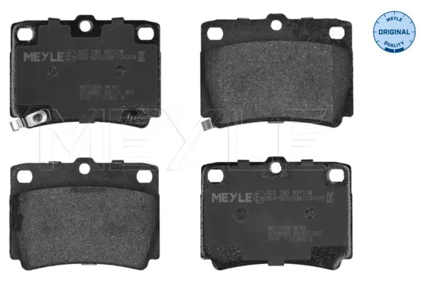Sapatas do freio traseiras de disco Mitsubishi Pajero SPORT II