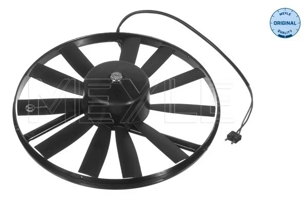 Ventilador elétrico de esfriamento montado (motor + roda de aletas) на Mercedes E (W124)