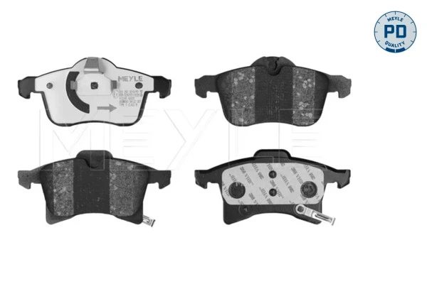 Sapatas do freio dianteiras de disco para Opel Corsa (X12)