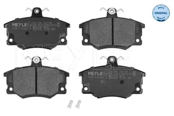 Sapatas do freio dianteiras de disco para Alfa Romeo 155 (167)