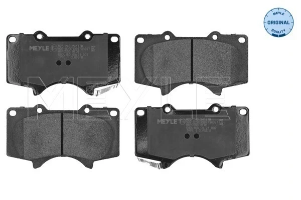Sapatas do freio dianteiras de disco para Toyota Land Cruiser (J12)