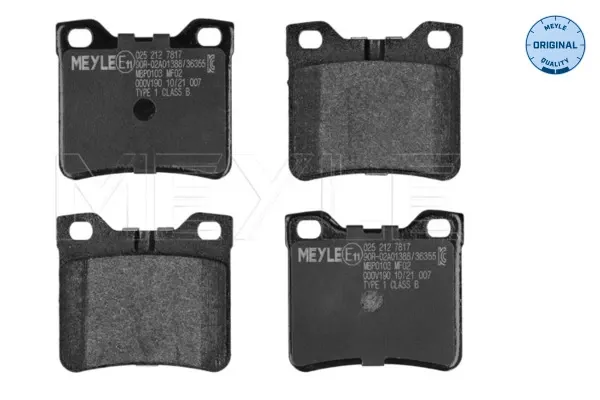 Sapatas do freio traseiras de disco Peugeot 406 8B