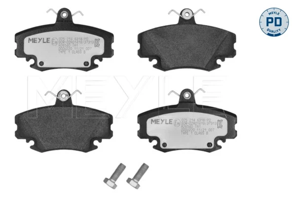 Sapatas do freio dianteiras de disco para Dacia Sandero (BS0, 1)