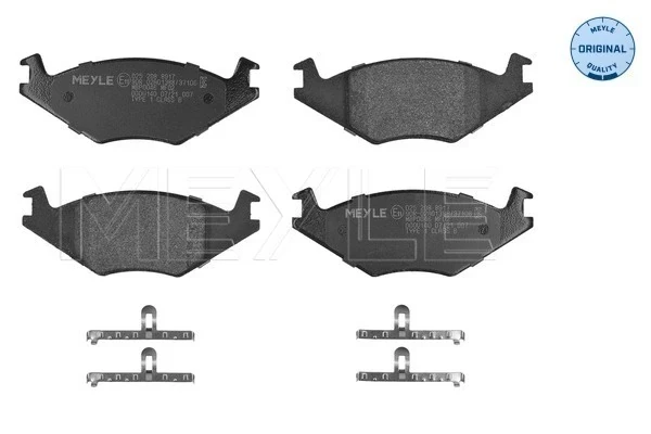 Sapatas do freio dianteiras de disco para Volkswagen Polo (86C)