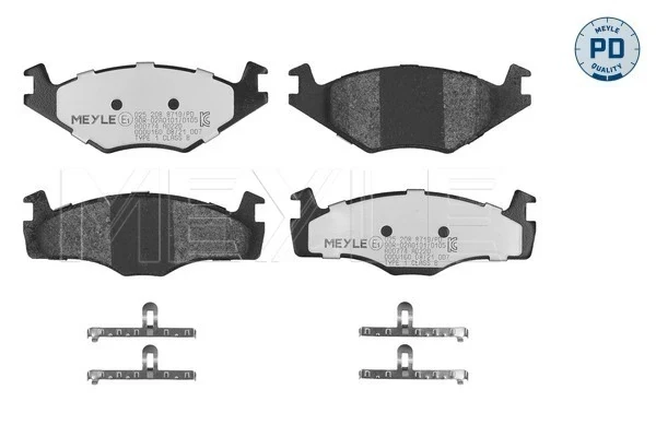 Sapatas do freio dianteiras de disco para Volkswagen Passat (B2, 32B)