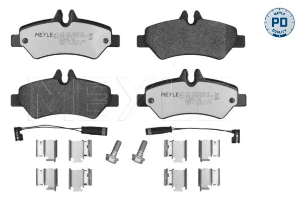 Sapatas do freio traseiras de disco para Mercedes Sprinter (906)