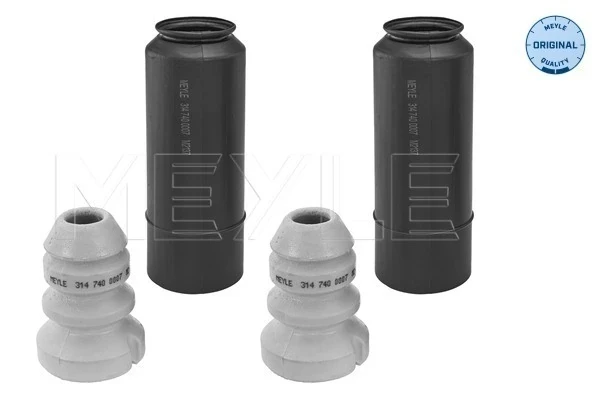 Pára-choque (grade de proteção) de amortecedor traseiro + bota de proteção на BMW 3 (E90)