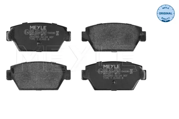 Sapatas do freio traseiras de disco Mitsubishi Galant V