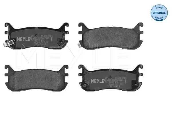 Sapatas do freio traseiras de disco Mazda 323 F V