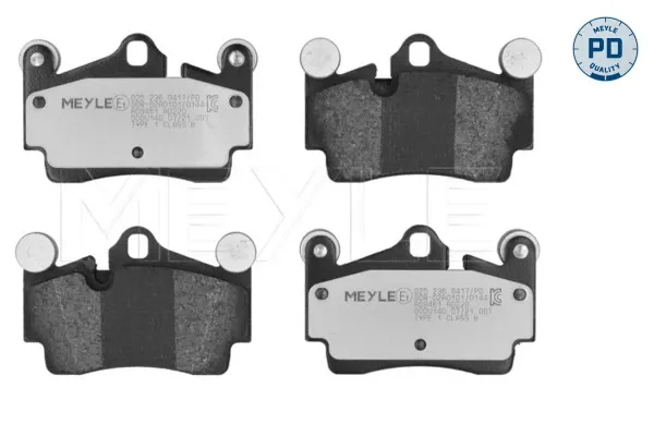 Sapatas do freio traseiras de disco para Audi Q7  4LB