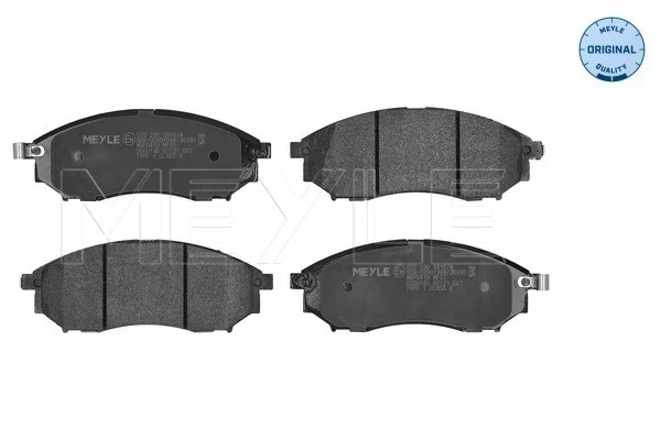 Sapatas do freio dianteiras de disco para Nissan Navara (D40M)