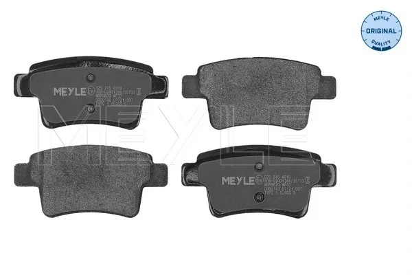 Sapatas do freio traseiras de disco para Citroen C4 (UD)