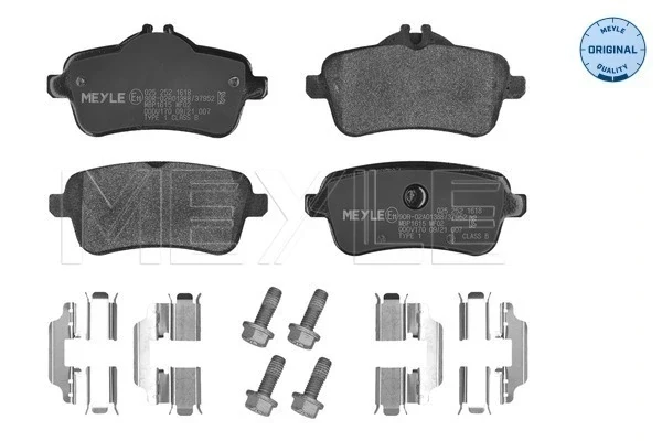 Sapatas do freio traseiras de disco на Mercedes ML/GLE (W166)