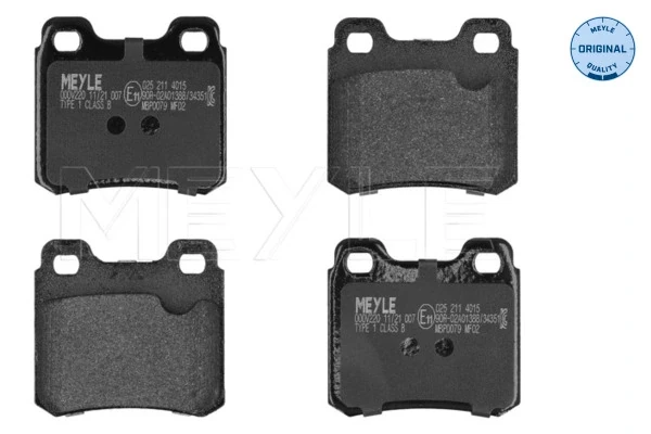 Sapatas do freio traseiras de disco para Opel Kadett (35, 36, 45, 46)