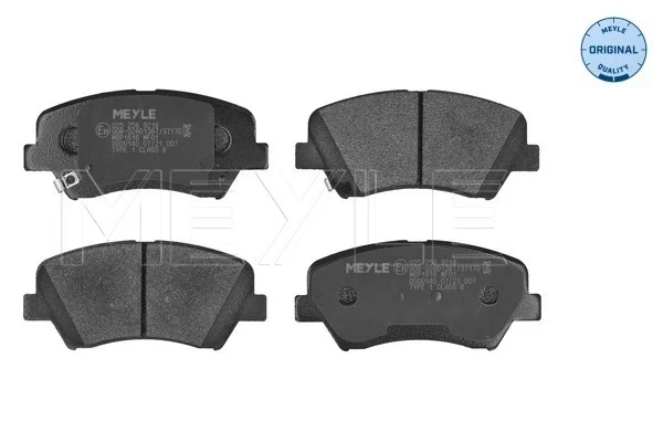 Sapatas do freio dianteiras de disco para Hyundai I30 (FD)