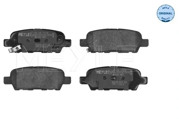 Sapatas do freio traseiras de disco para Nissan X-Trail (T30)