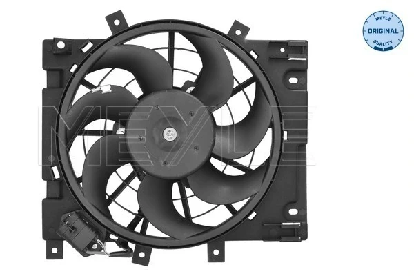 Ventilador elétrico de esfriamento montado (motor + roda de aletas) para Opel Astra (L67)