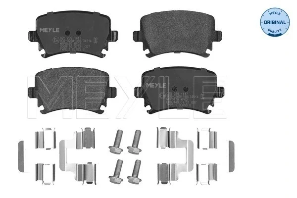 Sapatas do freio traseiras de disco para Skoda Octavia (A5, 1Z3)