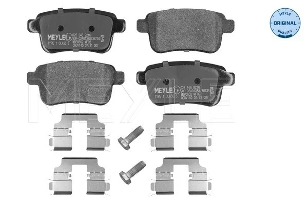 Sapatas do freio traseiras de disco para Renault Kangoo (FW0)