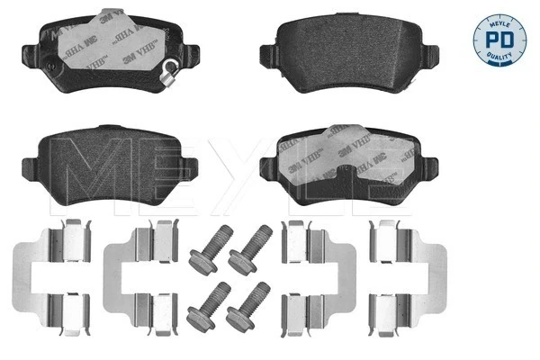 Sapatas do freio traseiras de disco para Opel Astra (L35)