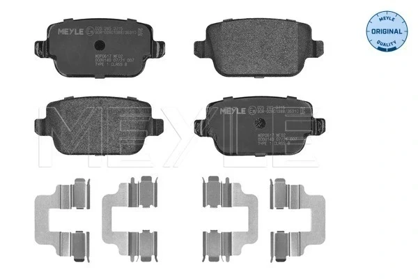 Sapatas do freio traseiras de disco para Ford Kuga (CBV)