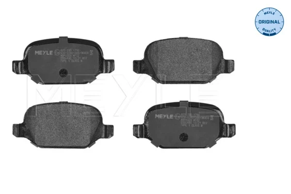 Sapatas do freio traseiras de disco para Alfa Romeo GT (937)