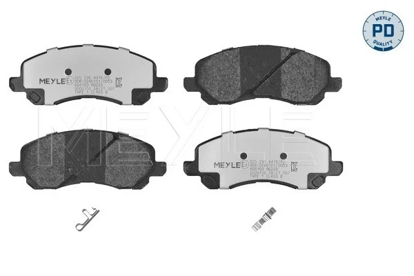 Sapatas do freio dianteiras de disco para Mitsubishi Lancer (CY_A, CZ_A)