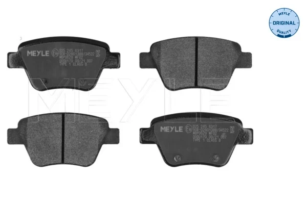 Sapatas do freio traseiras de disco para Volkswagen Jetta (162)