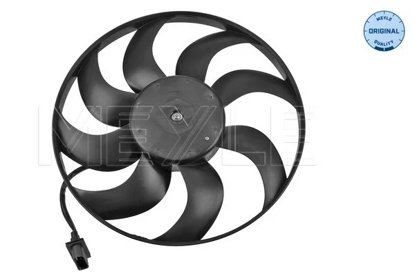 Ventilador elétrico de esfriamento montado (motor + roda de aletas) para Skoda Fabia (5J2)