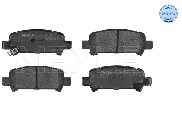 Sapatas do freio traseiras de disco para Subaru Forester (S11, SG)