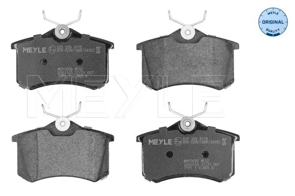 Sapatas do freio traseiras de disco para Volkswagen Jetta (19E)