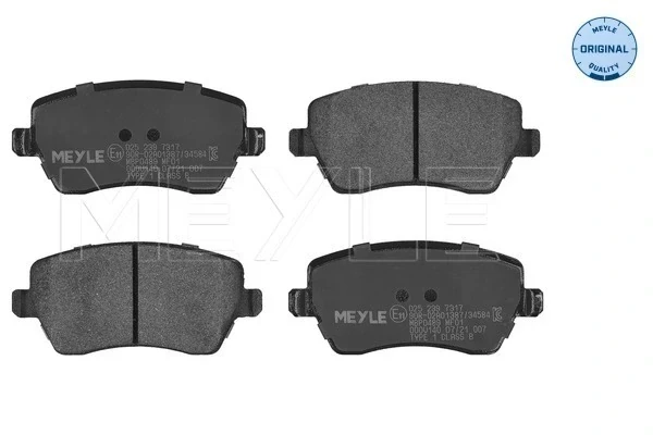 Sapatas do freio dianteiras de disco para Nissan Micra (CK12E)