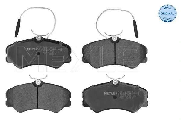 Sapatas do freio dianteiras de disco para Fiat Ducato (290)