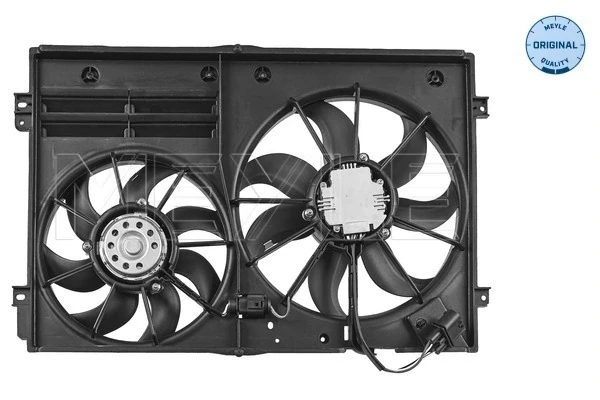 Ventilador elétrico de esfriamento montado (motor + roda de aletas) para Fiat Ducato (250)