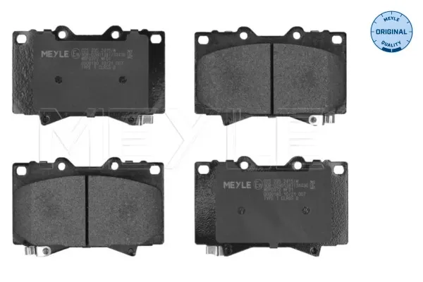 Sapatas do freio dianteiras de disco Toyota Land Cruiser 100
