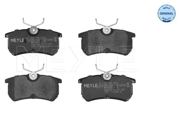 Sapatas do freio traseiras de disco para Ford Focus (DAW, DBW)