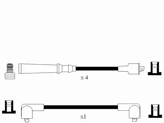 Fios de alta voltagem, kit 8223 NGK