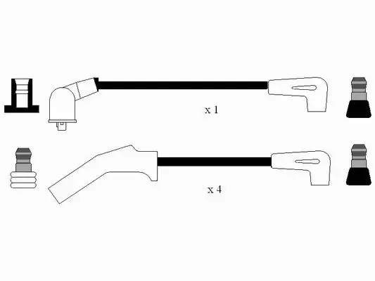 Fios de alta voltagem, kit 8552 NGK